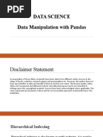 Data Science Data Manipulation With Pandas