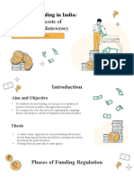 Regulating electoral funding in India to increase transparency