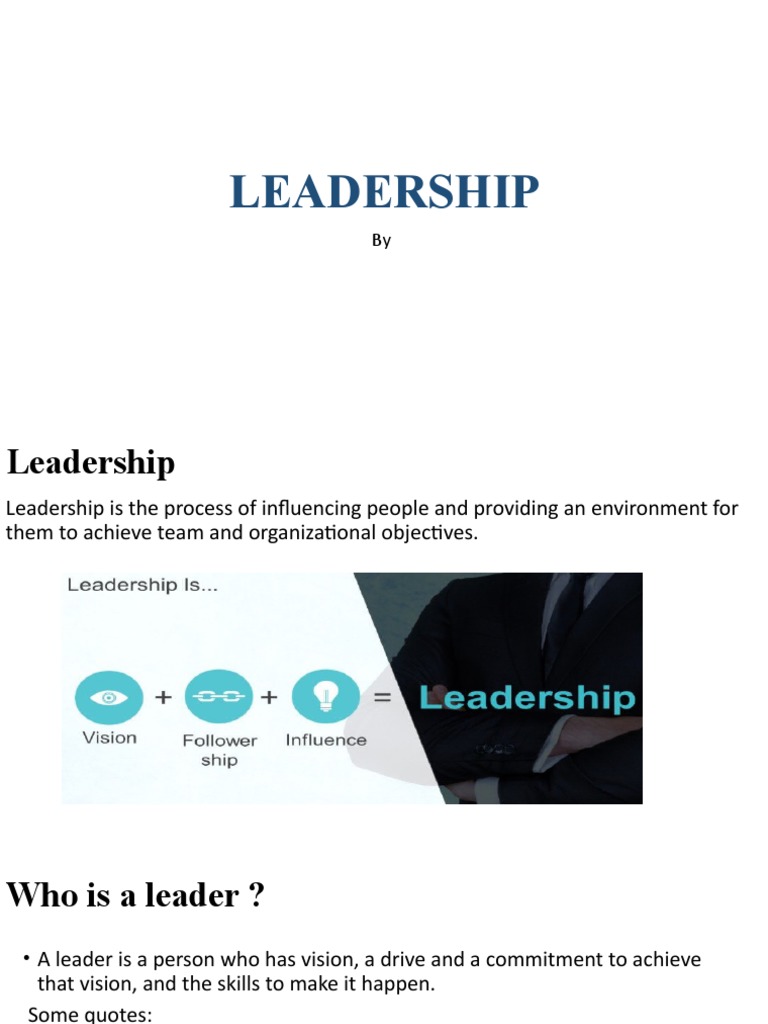 LEADERSHIP | PDF | Leadership | Psychology