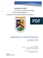 Unidades de Investigación de Delitos