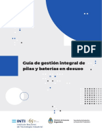 Guía de Gestión Integral de Pilas y Baterías en Desuso