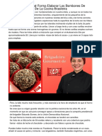 Brigadeiros de Qu? Forma Preparar Los Bombones de Chocolate Propios de La Cocina Brasile?a Rsalo PDF