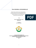 Case Report Intracerebral Hemmorage Febry Caesariyanto Safar, S.ked