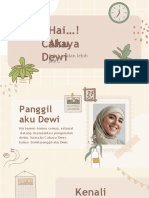 Hai... ! Aku Cahaya Dewi: Yuk Kenalan Lebih Jauh.