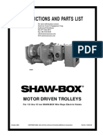 Motor Driven Trolleys Thru 15 Ton - 113533 65 Opt