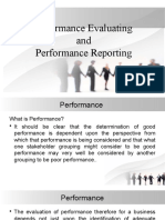 Performance Evaluation and Performance