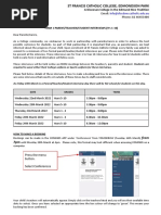 ST Francis Catholic College, Edmondson Park: Term 1 Parent/Teacher/Student Interviews (Yrs 1-10)