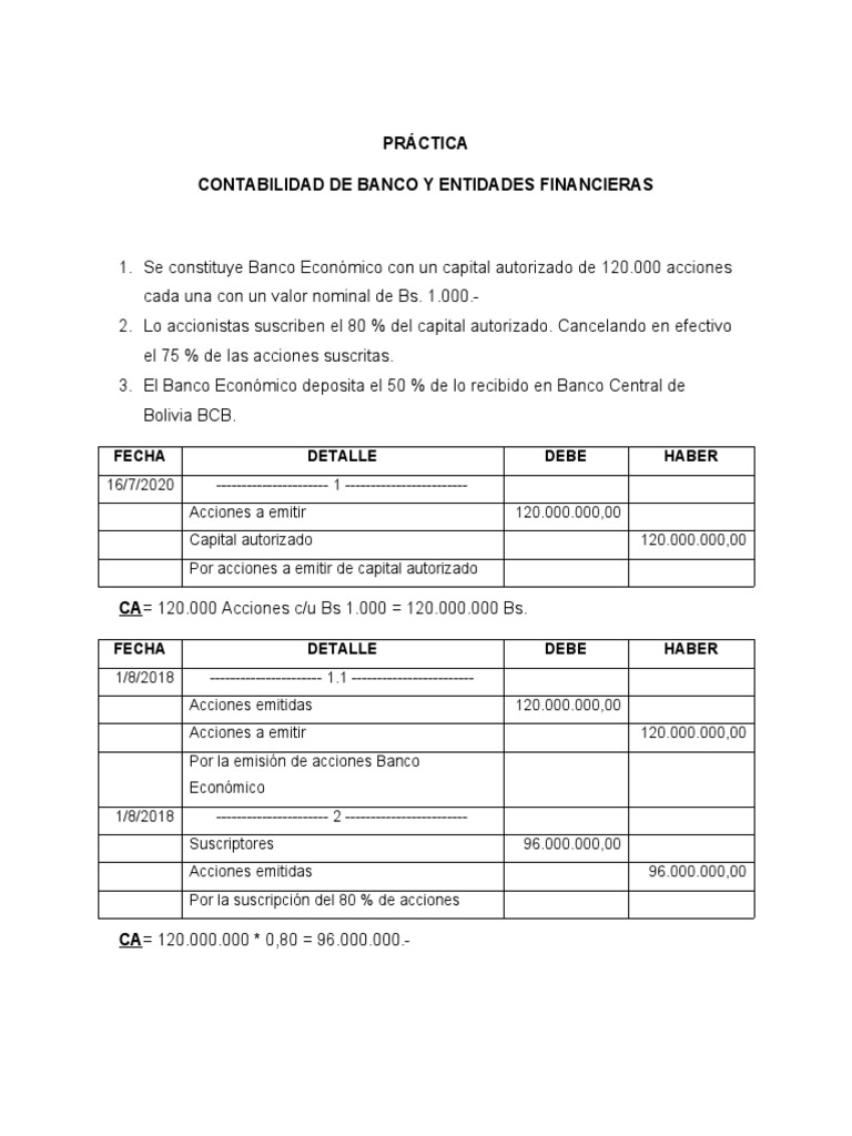 Contabilidad de Banco y Finanzas | PDF | Bancos | Crédito