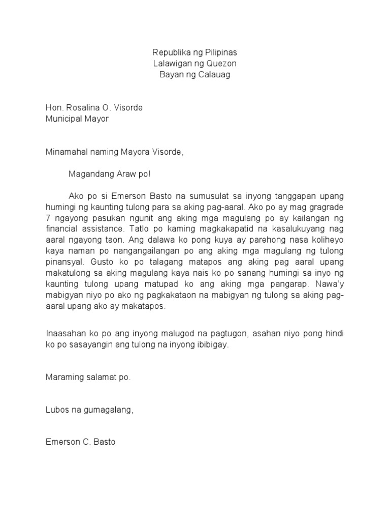 Letter of Intent | PDF