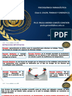 Fisicoquímica Farmacéutica Clase 6. Calor, Trabajo Y Energía