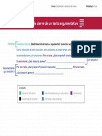 Semana 2 - Modelo para El Párrafo de Cierre de Un Texto Argumentativo