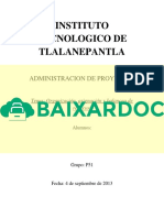 Administracion de Proyectos Organizacion Asignacion y Balanceo