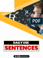 Final Daily Use Sentences