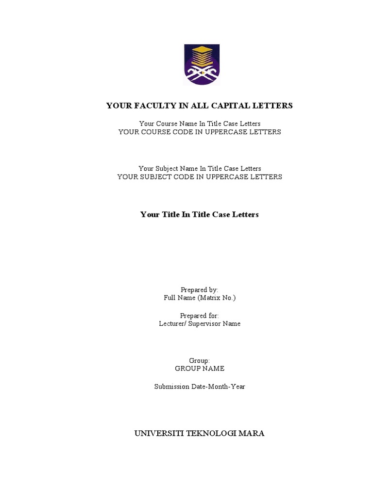 Uitm assignmenttemplate pdf