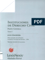Rivera, Julio Cesar - Instituciones de Derecho Civil Parte General Tomo I