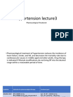 Hypertension Lecture3: Pharmacological Treatment