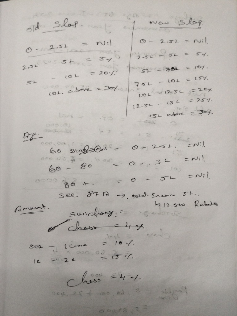 Income Tax Calculation | PDF