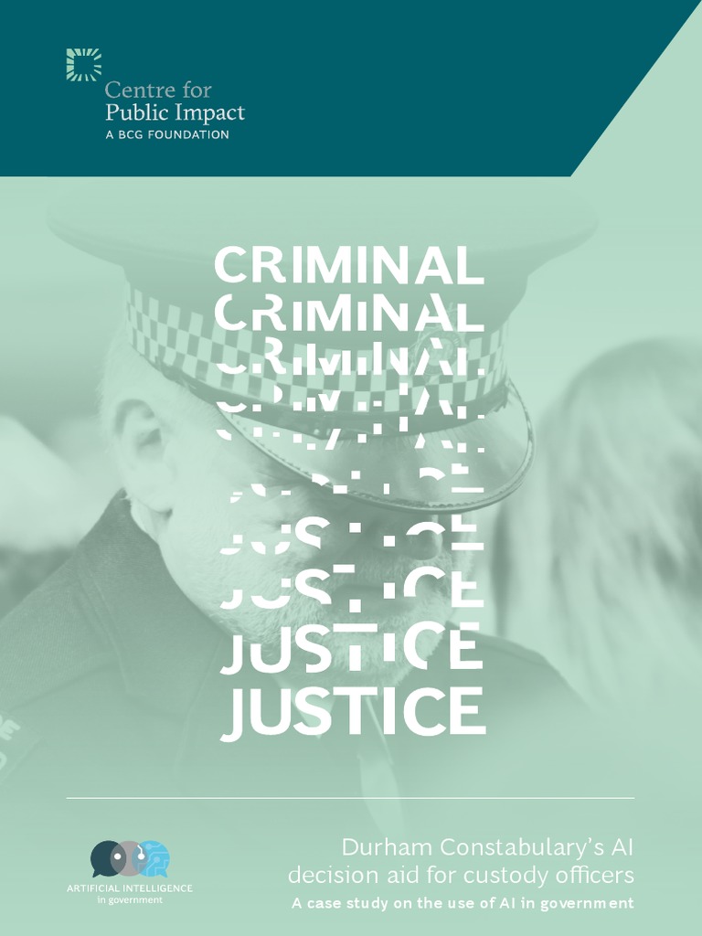 CPI AI Case Study Criminal Justice | PDF | Recidivism | Artificial ...