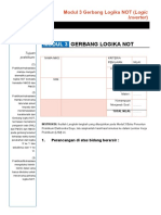 LKM 3 Gerbang Logika NOT (ICA)