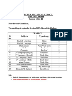 St. Mary'S Arcadian School List of Copies