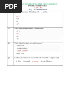 Q1 Single Line Comments in Python Begin With Symbol.: Most Important Multiple Choice Questions