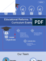 Educational Reforms: The K To 12 Curriculum Example