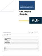 Gap Analysis Checklist: ISO 14001:2015 Self-Assessment