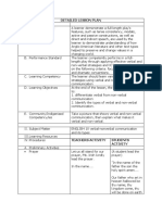 Detailed Lesson Plan