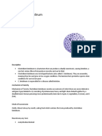 Clostridium Botulinum: Description