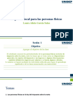 Régimen Fiscal para Las Personas Físicas: Laura Alicia García Salas