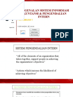 Pengenalan Sistem Informasi Akuntansi & Pengendalian Intern: Pertemuan 1