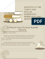 Ketentuan Nri TAHUN 1945 Dalam Kehidupan Berbangsa Dan Bernegara