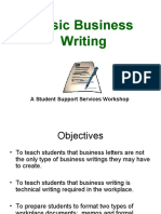 Business Writing Basics