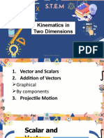 Kinematics in Two Dimensions: Stem 12, General Physics 1