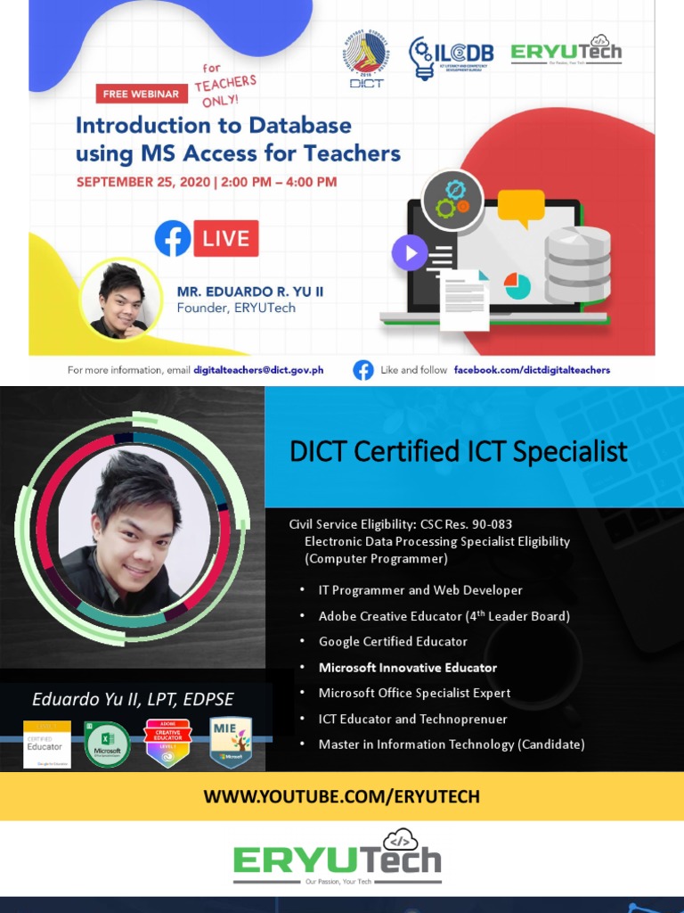 MS Access | PDF | Databases | Relational Database