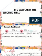L1.2 Coulomb's Law Ex. (Cont.) and Electric Field