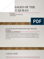 Passages of The Holy Quran: Allah in Himself Allah'S Relationship With The Created World Allah'S Messengers