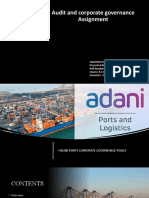 Audit and corporate governance policies at Adani Ports