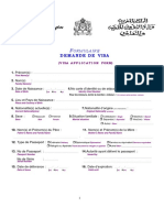 formulaire-demande-visa-maroc