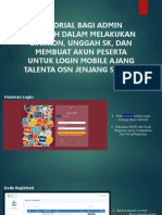 Tutorial Dashboard Admin Sekolah Ajang Talenta Osn SD 2023