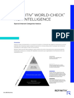 World Check Special Interest Categories Feature Fact Sheet