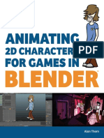 Animating 2D Characters For Games in Blender