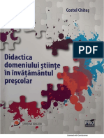 Didactica domeniului științe în învațământul preșcolar. Costel Chiteș(2018)