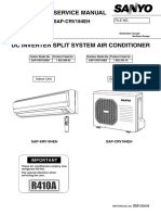 Technical Manual for SAP-KRV184EH + SAP-CRV184EH Air Conditioners