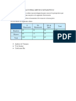 Análisis estadístico sobre perspectivas de género