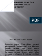 Pengertian Agama Islam Dan Urgensi Agama Dalam Kehidupan