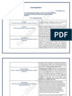 Learning Matrix: Structure