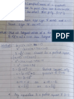 Quadratic Equation Short Notes