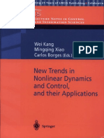 New Trends in Nonlinear Dynamics and Control, and Their Applications - Kang, Xiao, and Borges