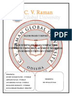 High Strength Self Compacting Concrete Using Replacement Material in Substitution of Cement